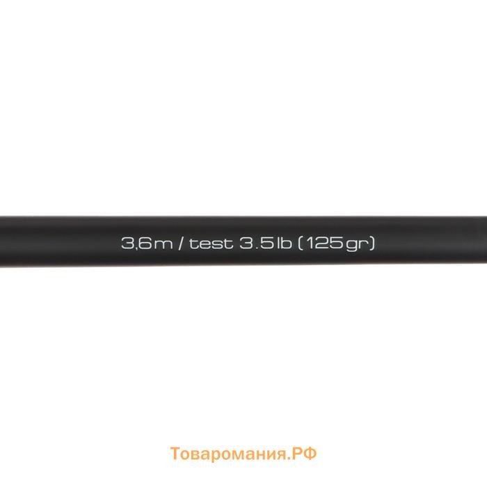 Удилище карповое "Волжанка" Карп Мастер, длина 3.6 м, 3 секции, тест до 125 г