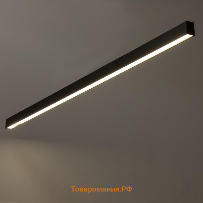 Светильник "Лайн" LED 24Вт 4000К черный 150х3,3х6 см BayerLux