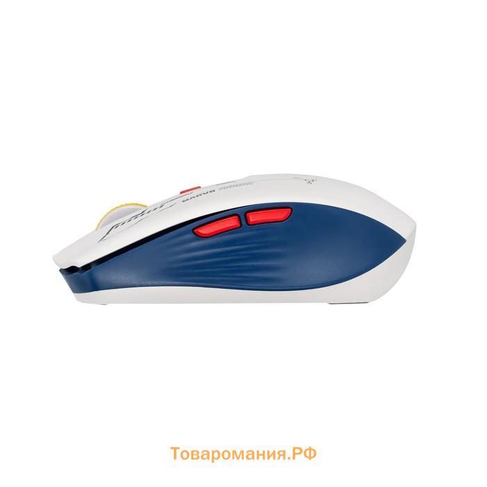 Мышь Marvo M796W, игровая, беспроводная, оптическая, RGB , 3200 dpi, белая