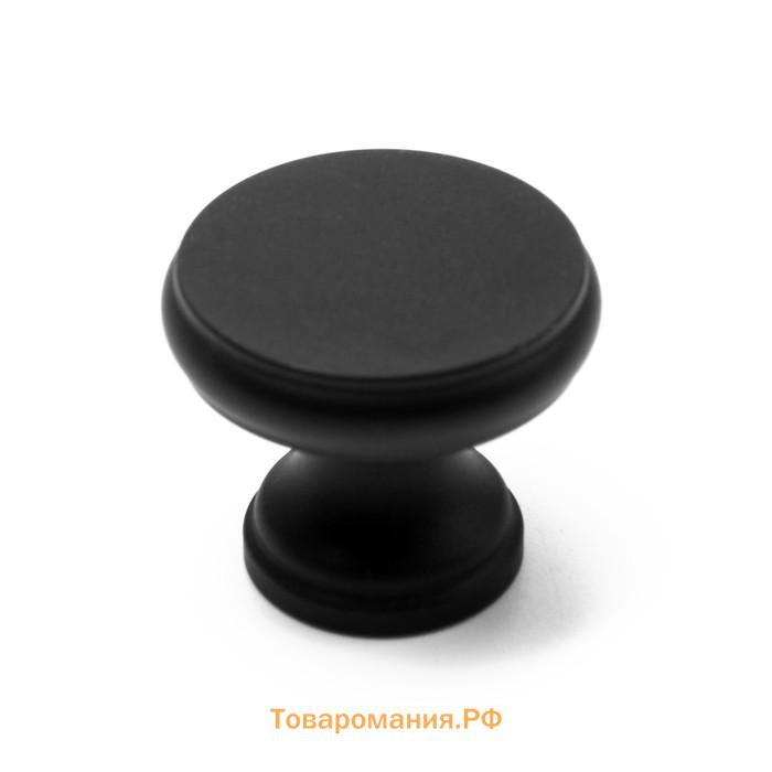 Ручка-кнопка CAPPIO PK321, d=24 мм, цвет черный