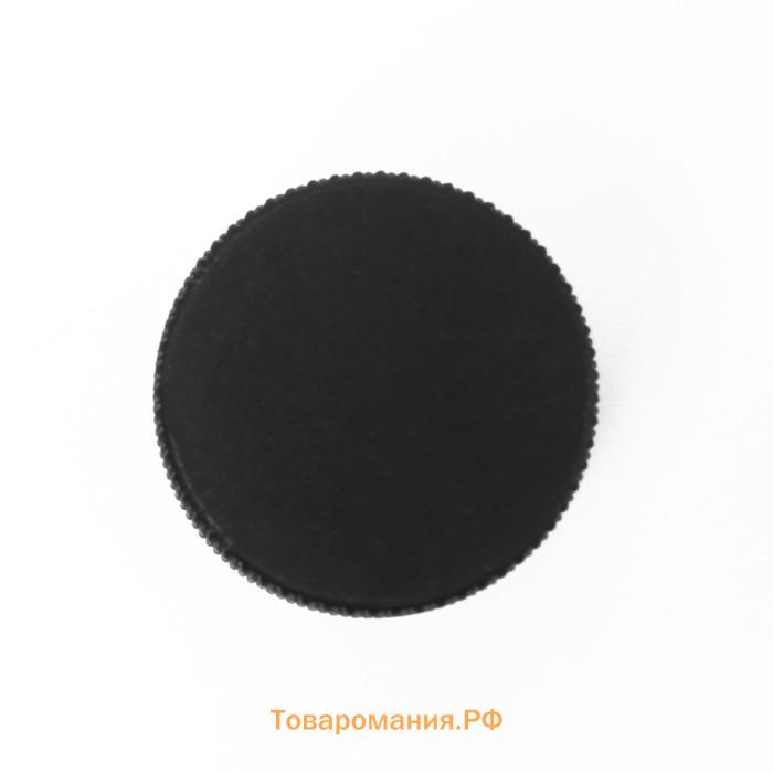 Ручка-кнопка CAPPIO PK331, d=28 мм, цвет черный