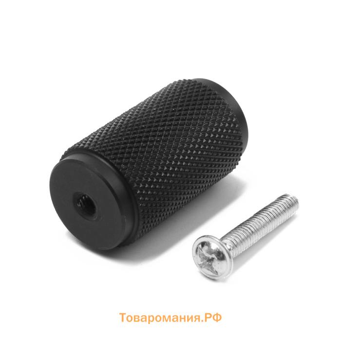 Ручка-кнопка CAPPIO PK331, d=28 мм, цвет черный