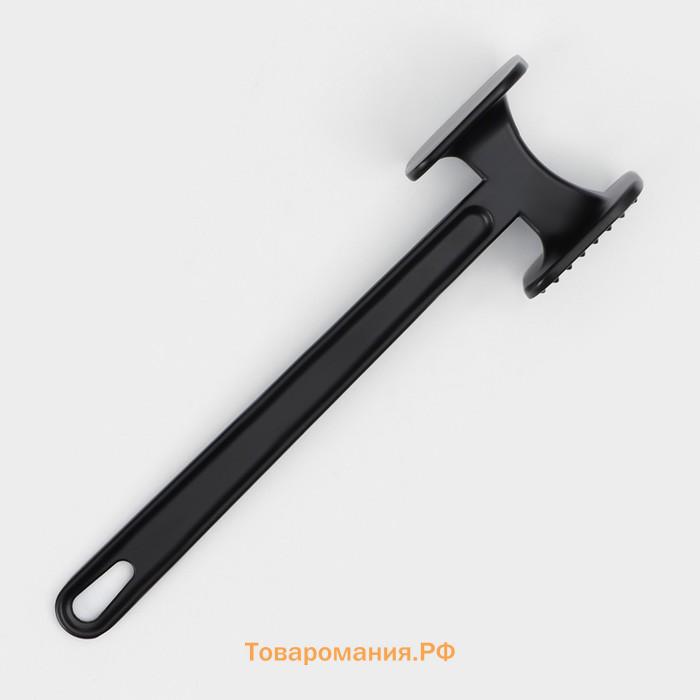 Молоток для мяса Magistro Alum black, 110 грамм, 22 см, цвет чёрный