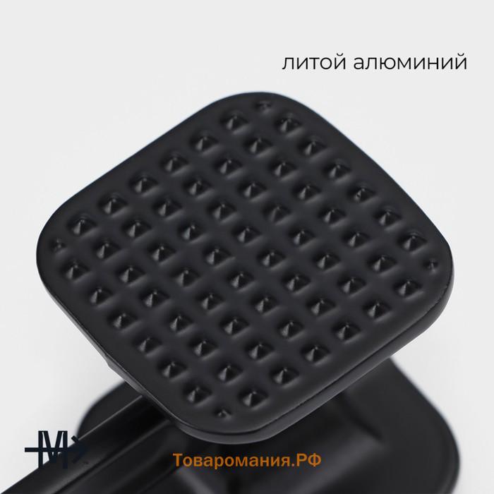 Молоток для мяса Magistro Alum black, 110 грамм, 22 см, цвет чёрный