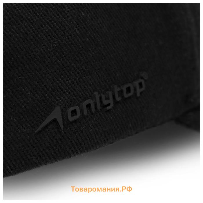 Кепка РОСКОСМОС х ONLYTOP, р. 56-58, цвет чёрный