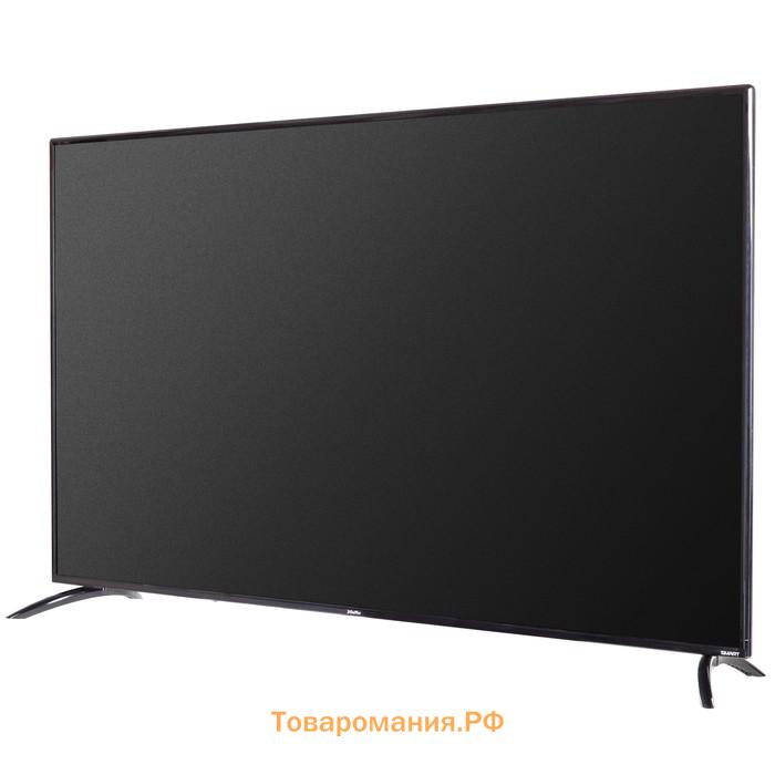 Телевизор Doffler 65KUS65, 65", 3840x2160, DVB/T2/C/S2, HDMI 3, USB 2, Smart TV, чёрный