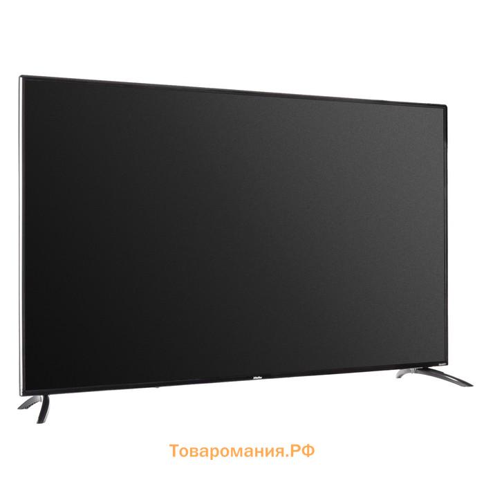 Телевизор Doffler 65KUS65, 65", 3840x2160, DVB/T2/C/S2, HDMI 3, USB 2, Smart TV, чёрный