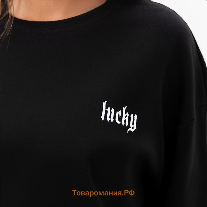 Футболка женская MIST Lucky р. L-XL, черный