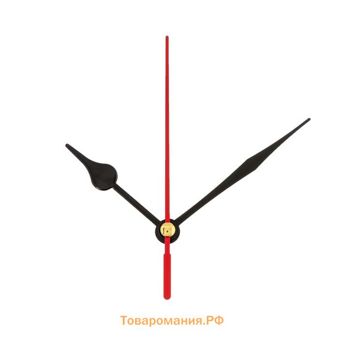 Комплект из 3-х стрелок для часов 54/72/77 мм, фасовка 10 шт, черные