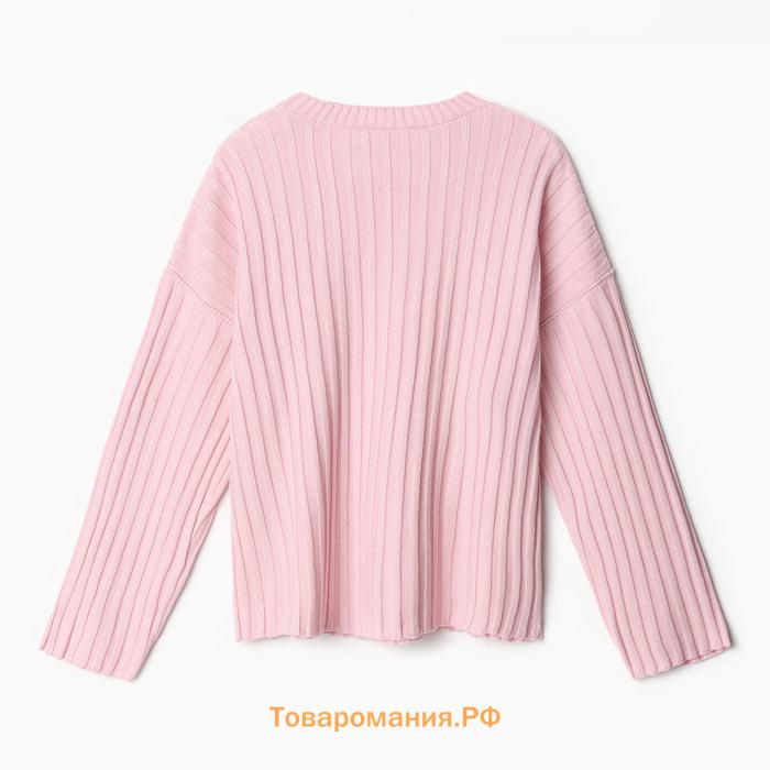 Джемпер вязаный женский MINAKU:Knitwear collection цвет розовый, р-р 46-48