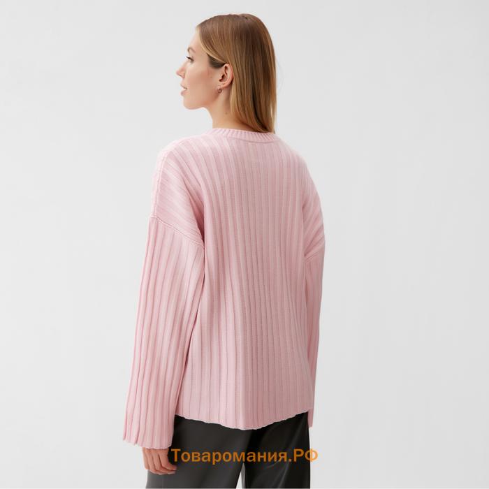 Джемпер вязаный женский MINAKU:Knitwear collection цвет розовый, р-р 46-48