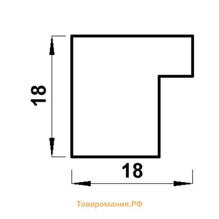 Фоторамка пластик "МИРАМ" 30х40 см, 641862-15 (пластиковый экран)