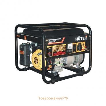 Электрогенератор Huter DY2500L, 2/2.2 кВт,220 В/50 Гц, 12 л, ручной старт