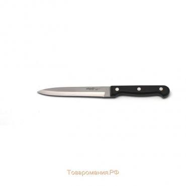 Нож кухонный Atlantis, цвет чёрный, 12 см