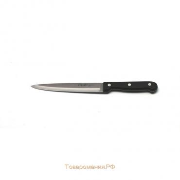 Нож для нарезки Atlantis, цвет чёрный, 16.5 см