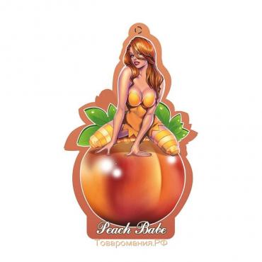 Ароматизатор подвесной картонный "Babies Peach Babe", персик