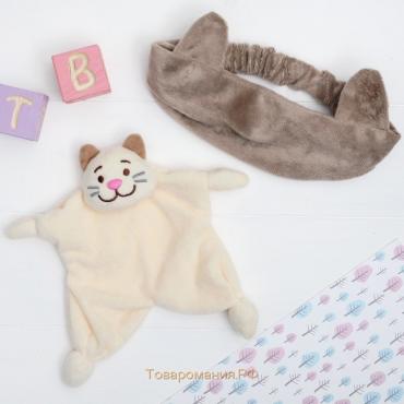 Игрушка «Котик», повязка, для новорождённых