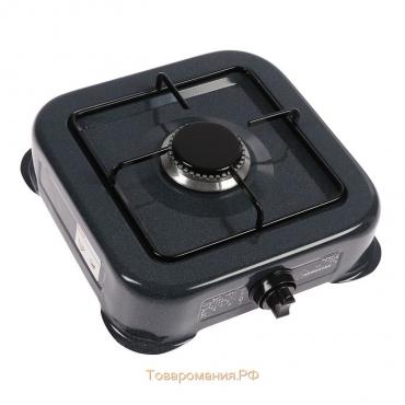 Плитка газовая HOMESTAR HS-1201, 1 конфорка, тёмно-серая