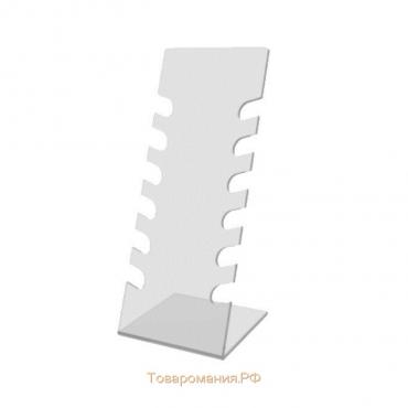 Подставка под колье 11×8×22 см, оргстекло 3 мм, В ЗАЩИТНОЙ ПЛЁНКЕ