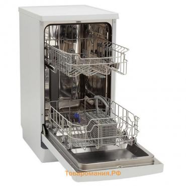 Посудомоечная машина KRONA RIVA 45 WH, класс А++, 9 комплектов, 6 программ, белая