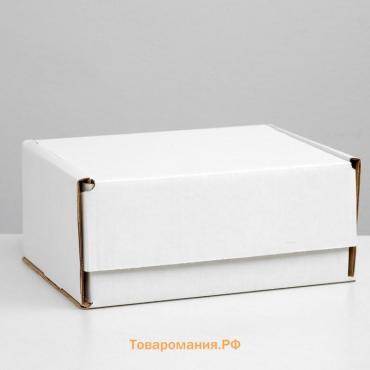 Коробка самосборная, белая, 22 х 16,5 х 10 см