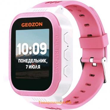 Смарт-часы GEOZON CLASSIC 1.44", TFT, IP54, GPS, Android, iOS, розовые