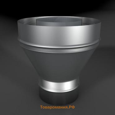 Переход моно/термо, нержавеющая сталь AISI 304, толщина 0.8 мм, d=200 × 300 мм