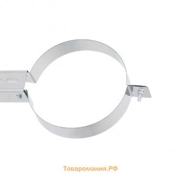 Хомут штанги регулируемой, нержавеющая сталь AISI 430, толщина 0.8 мм, d=260 мм