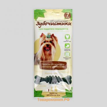 Зубочистики "Деревенские лакомства" для собак мелких пород, мятные, 60 г