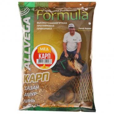 Прикормка Allvega Formula Carp Honey, карп мед, 900 г