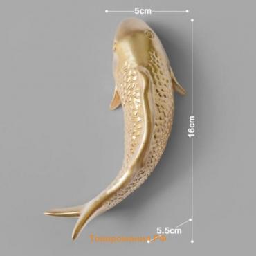 Декор настенный, "Рыбка" 16 x 5 см, золото, правый