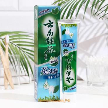 Зубная паста китайская традиционная, отбеливающая, с зеленым чаем, 160 г