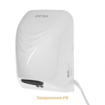 Сушилка для рук ZEIN HD226, 0.85 кВт, 140х150х215 мм, белая