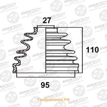 Пыльник привода Avantech BD0209