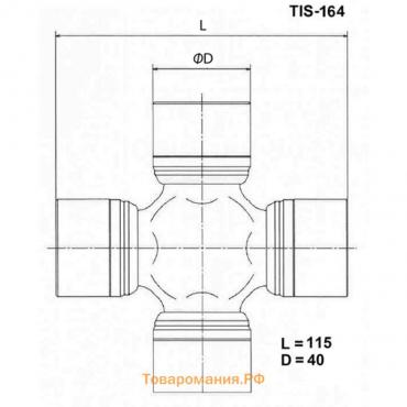 Крестовина карданного вала TOYO TIS-164