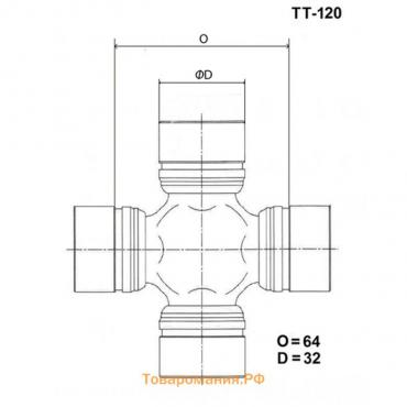 Крестовина карданного вала TOYO TT-120