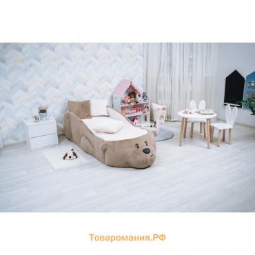 Кровать Romack «Мишка» Pasha, цвет шоколад, матрас в комплекте