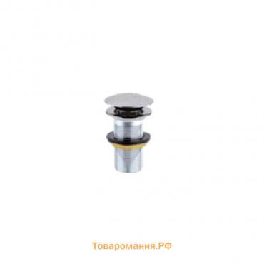 Донный клапан Dikalan K65, для раковины, d=1 1/4", нажимной, хром