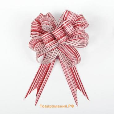 Бант-шар № 1,8 "Тонкие полоски", цвет кофейный