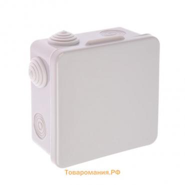 Коробка распределительная Lighting, 100х100х50 мм, IP54, для открытой установки