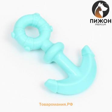 Игрушка для собак Пижон Premium "Якорь", 10 х 1,3 см, мятная