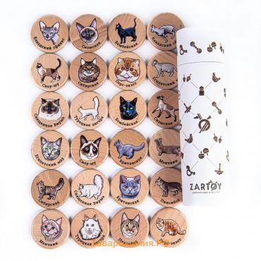 Мини-мемори «Кошки», в подарочном тубусе