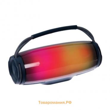 Портативная колонка Pulse6, 12 Вт, 1800 мАч. BT5.3, подсветка, micro SD, синяя