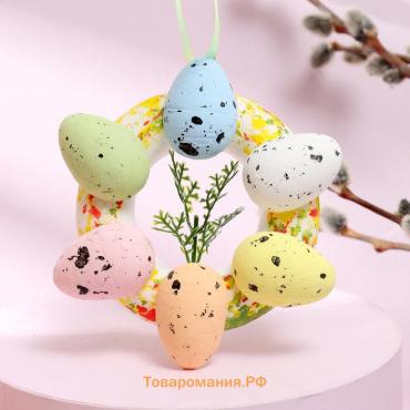Декоративная пасхальная подвеска «Яйца» 12 × 12 × 3 см